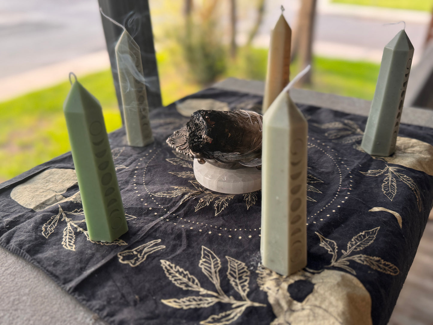 Moon Phase Pillar Candle