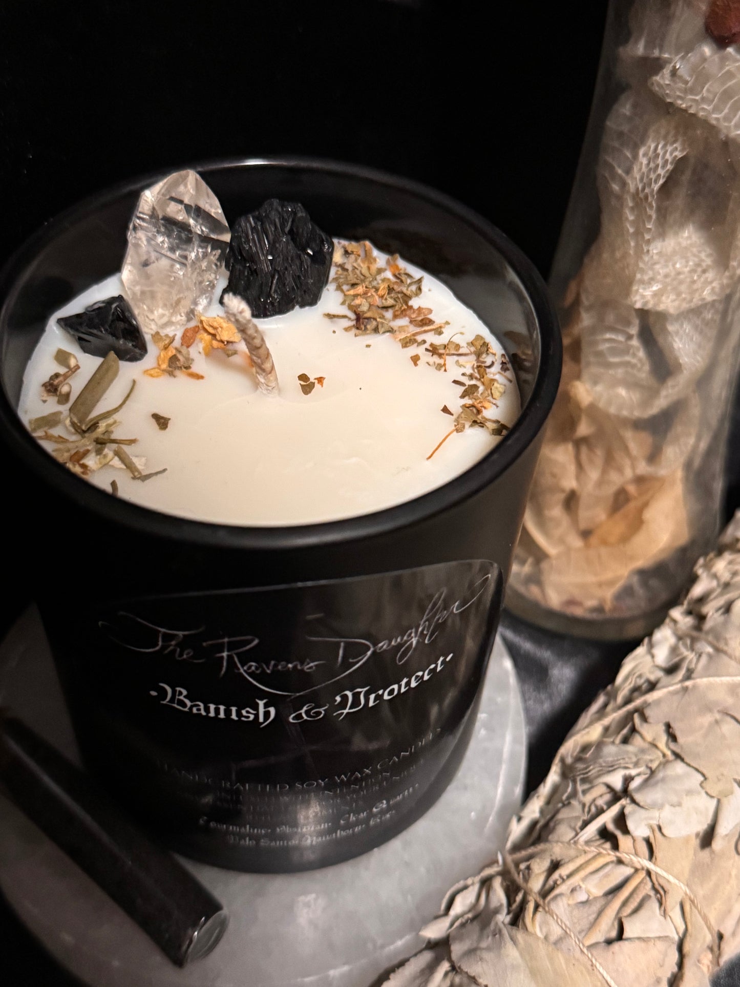 Banish and Protect Ritual Candle