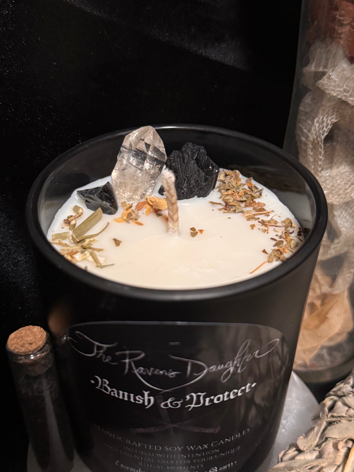 Banish and Protect Ritual Candle