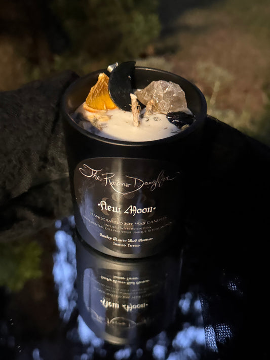 New Moon Ritual Candle