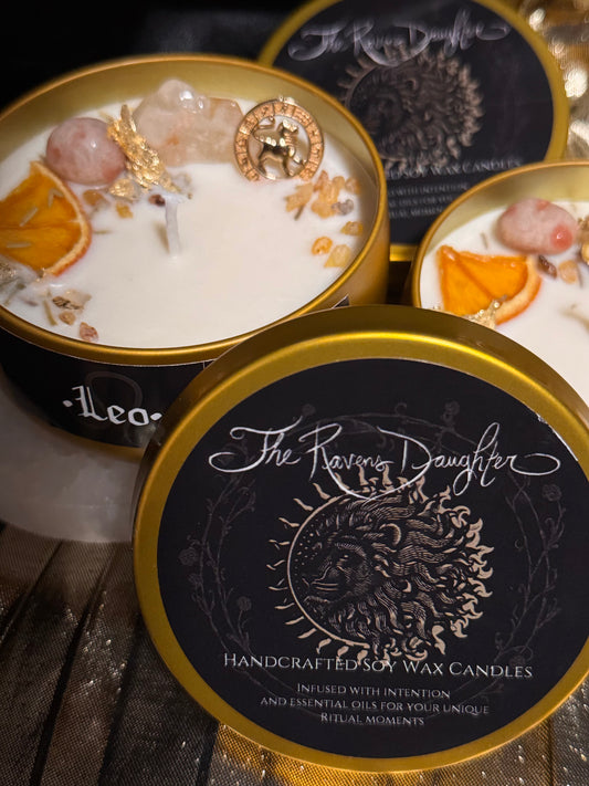 Leo Zodiac Candle