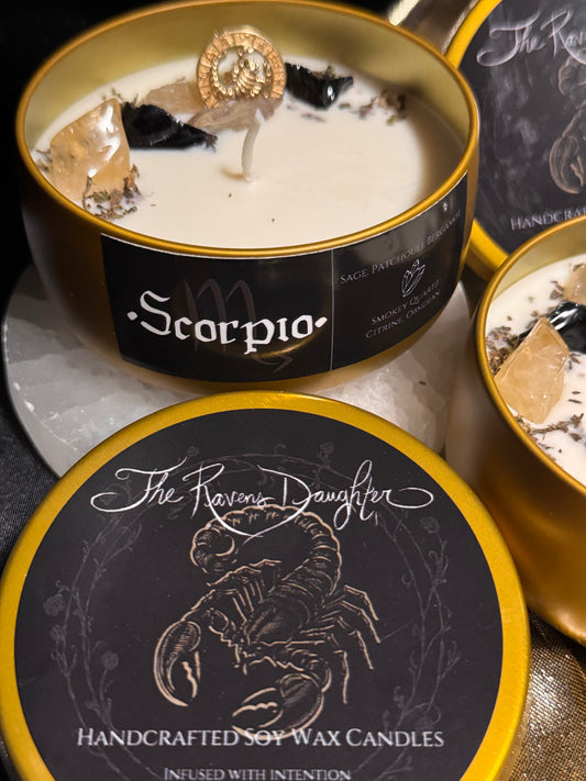 Scorpio Zodiac Candle