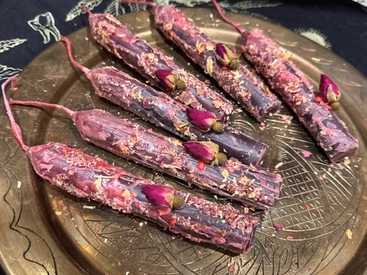 'Passions Flame' Taper Candle