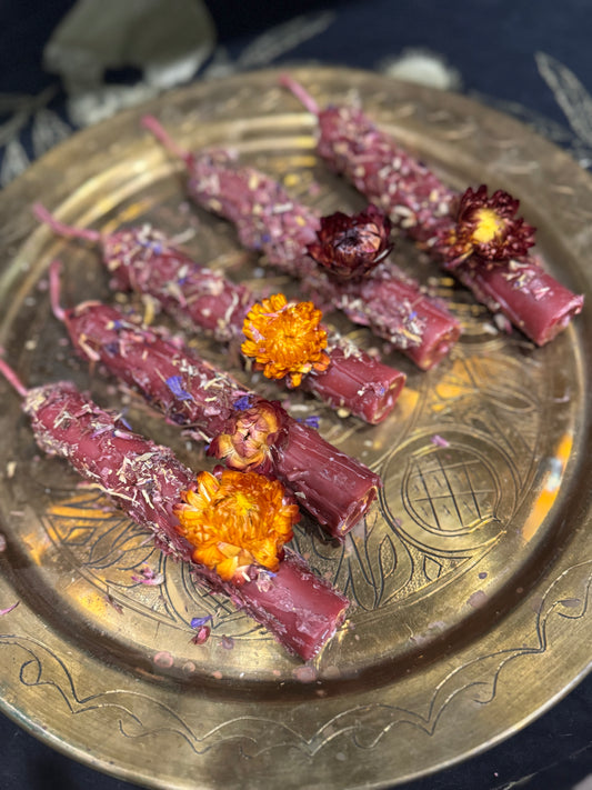 'Sowing Seeds' Taper Candle