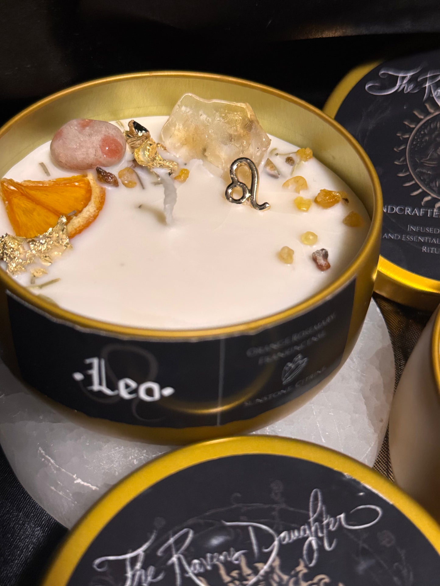Leo Zodiac Candle