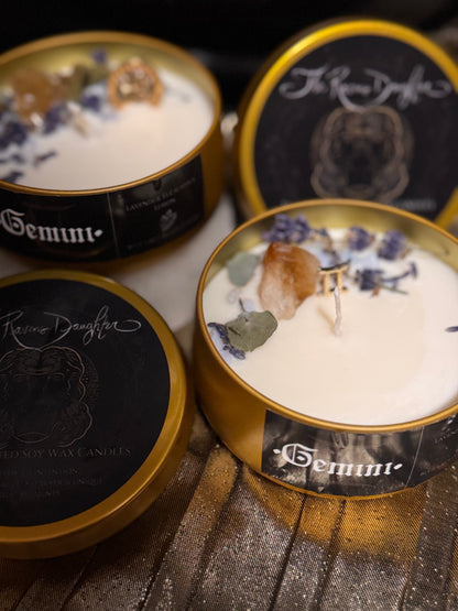 Gemini Zodiac Candle