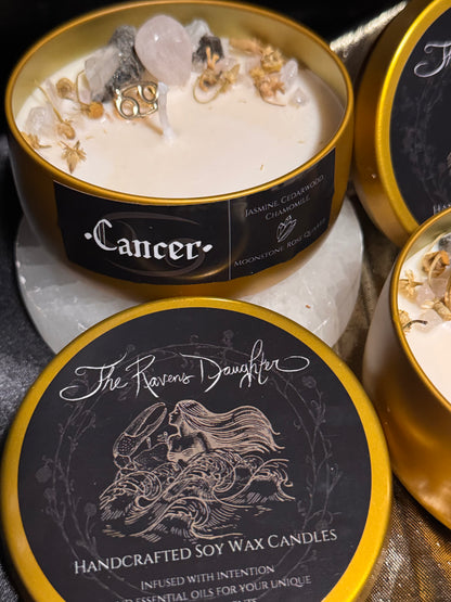 Cancer Zodiac Candle