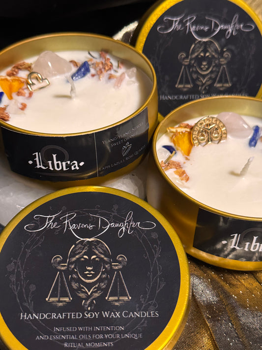 Libra Zodiac Candle