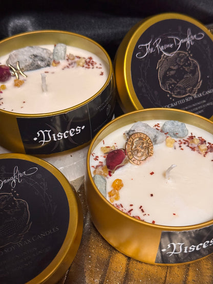Pisces Zodiac Candle