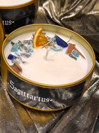 Sagittarius Zodiac Candle
