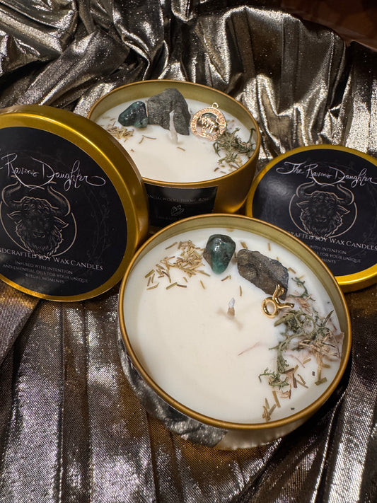 Taurus Zodiac Candle