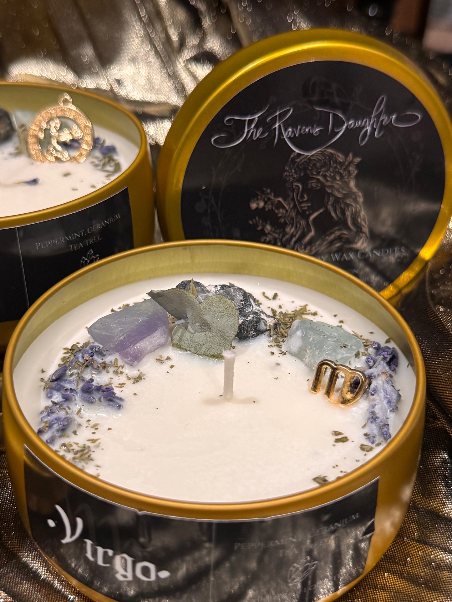 Virgo Zodiac Candle